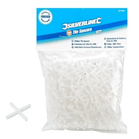 Silverline Tile Spacers 1000pk