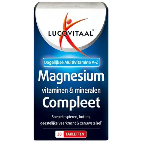 Lucovitaal Magnesium, Vitaminen & Mineralen Compleet 30 tabletten