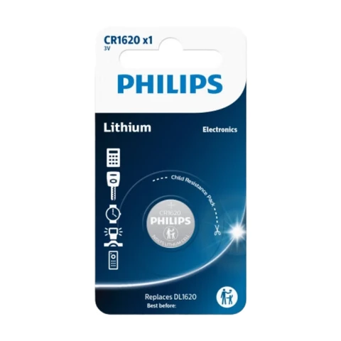 Philips CR1620/00B Pile bouton Lithium 3 V 