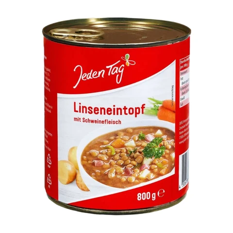 Jeden Tag lentil stew 800 g