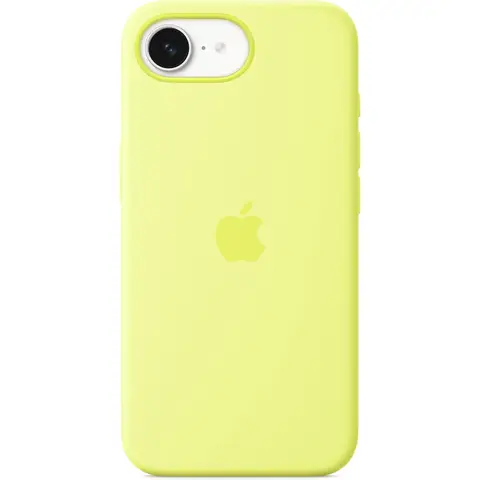 Apple iPhone 16e Silicone Case – Neon Yellow