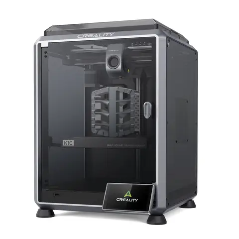 Creality K1C 2025 Imprimante 3D 600 mm/s avec nivellement automatique, caméra IA, 300 °C et mode silencieux, compatible filaments carbone