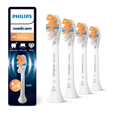 Philips Sonicare A3 Premium Plaque-Schutz 4er Pack HX9094/87