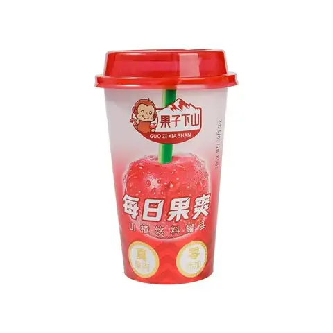 Guozixiashan Daily refreshing cool drink hawthorn canned 380ml