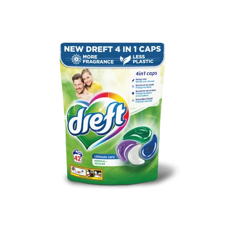 DREFT Wasmiddel Capsules Ultimate Care - 42 stuks