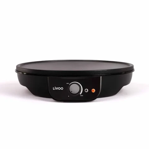 LIVOO DOP196 Appareil à crêpes antiadhésif, 1000 W, 30 cm