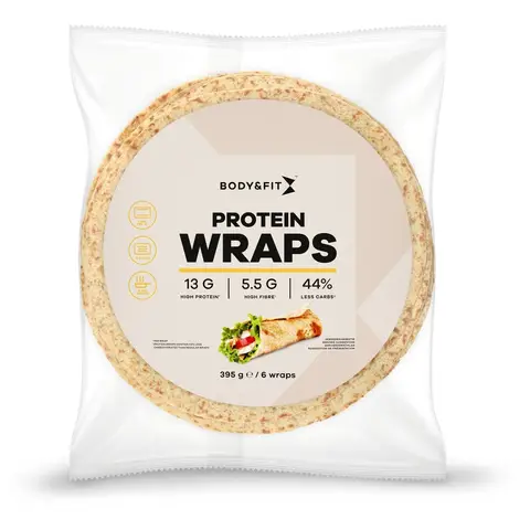 Proteïne Wraps Naturel 395 gram (6 stuks)