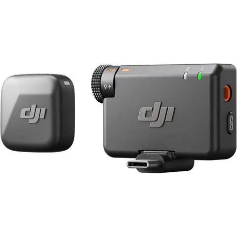 DJI Mic Mini (1 Sender + 1 Empfänger), Ultraleicht, Detailreiches Audio, Geräuschunterdrückung, Autom. Begrenzung, Wireless Mikrofon für Kamera/iPhone/Android, Vlog, Streaming, 400 m Übertragung