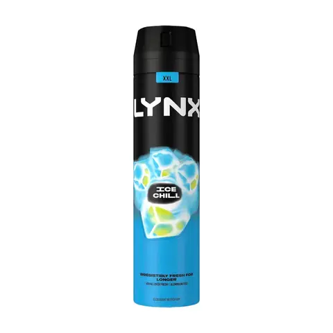 Lynx Ice Chill Body Spray for Men Mint & Lemon 250ml