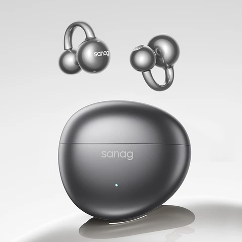 Sanag S7S Ultra Bluetooth Ear Clip Wireless Open-Back AI Translation 2025 New Model