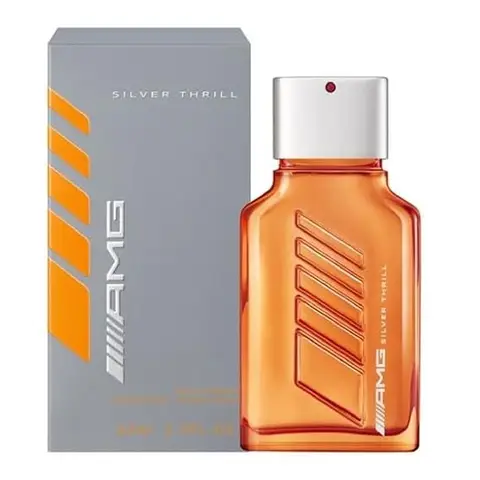 Mercedes Benz AMG Silver Thrill Eau de Parfum Spray 60ml – Frisches Holziges Herrenparfum & Luxuriöser Herrenduft