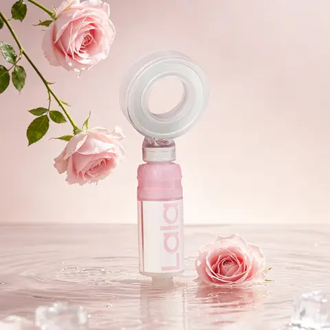 Lalapercare Tête de douche filtrante aromatique Space Ring à l'extrait de rose – Augmente la pression, élimine le chlore, nourrit la peau et révèle un éclat lumineux ainsi qu'une chevelure saine