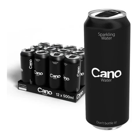 Cano Water Sparkling Resealable 12x500ml