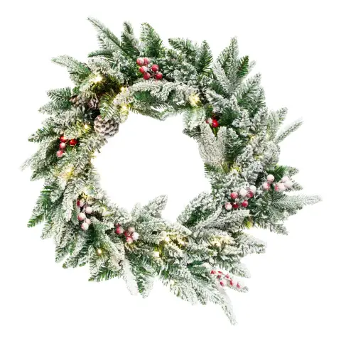 Christmas Workshop Premium Collection Pre-Lit Wreath