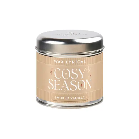 Wax Lyrical Candle Cosy Season Smoked Vanilla Tin 235g