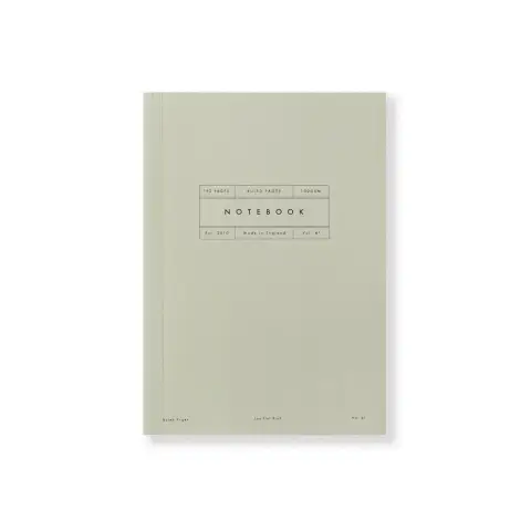Katie Leamon A5  Notebook Lined Paper 100GSM Sage