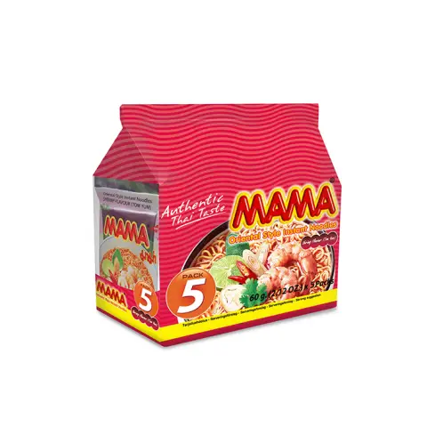 Mama Noodles - Shrimp Tom Yum  Multipack 60gx5 妈妈 - 冬阴功虾面五连包