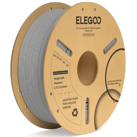 Elgoo PLA+ Filament  1kg Paper Spool-Grey(10 spools/ctn)