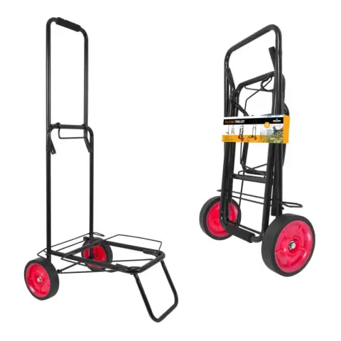 Milestone Heavy Duty Steel Kit Trolley With Elastic Straps