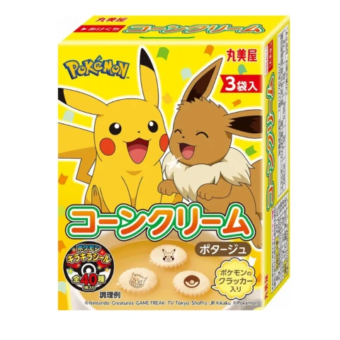 Pokemon Corn Soup 3P 53.1g/box  皮卡丘玉米汤 3袋入 53.1g/盒
