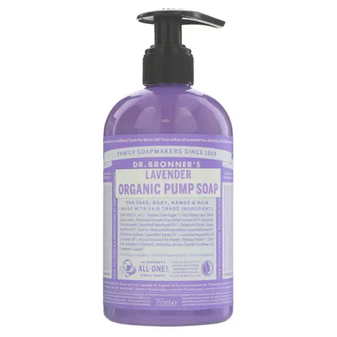 Dr Bronner's Lavender - Pump Soap, 355ml