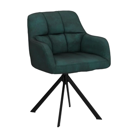 chairus Velvet Desk Chair Upholstered Armchair Home Office Chair 360°Swivel