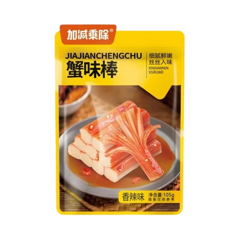 Jia Jian Cheng Chu Bâtonnets de crabe saveur épicée - 105 g