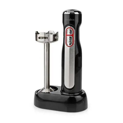 Nedis Staafmixer  100 W  Snelheidsinstellingen: 1-Snelheid  Zilver / Zwart