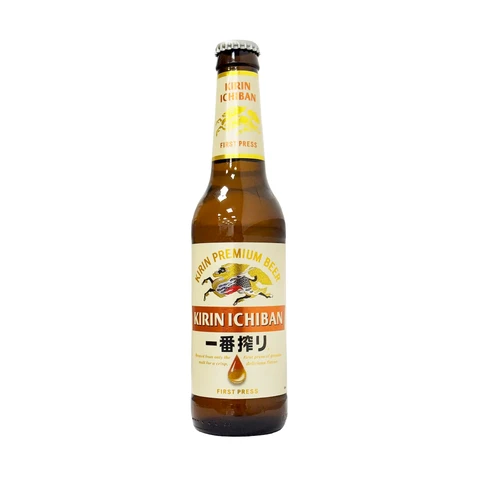 Kirin Ichiban Bottled Beer 5.0% 330ml
