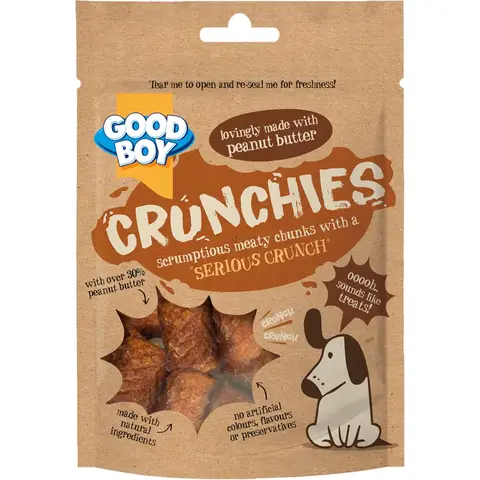 Good Boy Crunchies Peanut Butter Dog Treats 54g