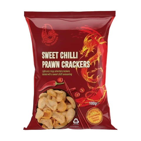 Thai Dragon Sweet ChilliPrawn Cracker 100g