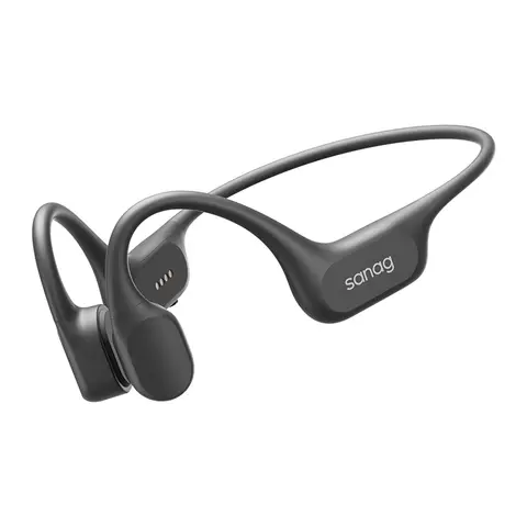 Sanag B77SProMax Manufacture Custom Wholesale Price Waterproof Bone Conduction Headphones bluetooth Wireless for Swimming S-B77SProMax.64G-CL-Headphones-Gray