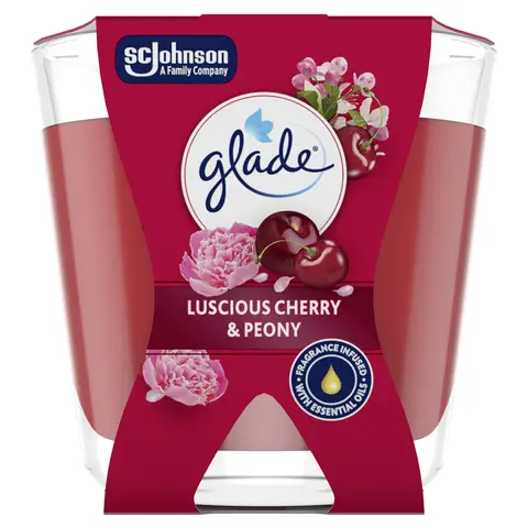 Glade Decor Duftkerze Luscious Cherry&Peony 70g