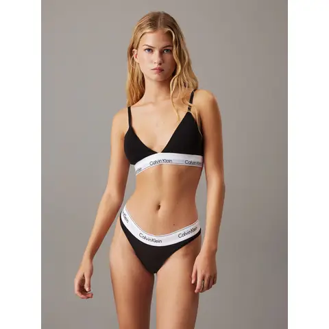 LICHT GEVOERDE TRIANG. UB1 Zwart Dames XL