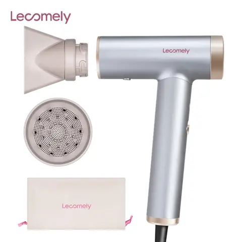 Lecomely High Speed Hair Dryer, Powerful and Lightweight,  2-Speed & 4-Temperature Settings, Ergonomic Desgin, Cool Shot Button, Diffuser and Concentrator