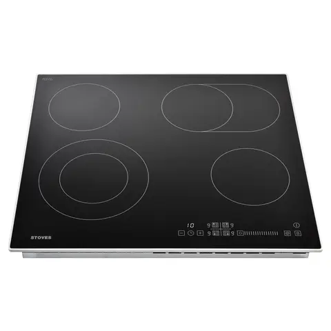 STOVES SEH602SCTC BLK 60cm Black Glass Ceramic Hob
