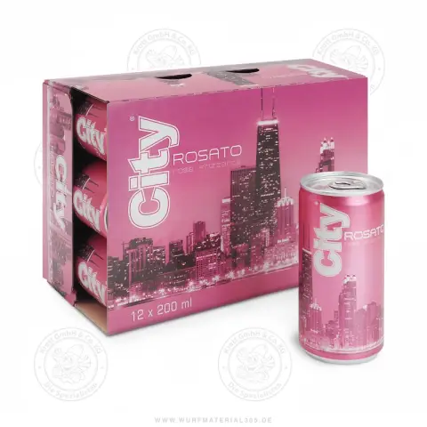 CITY Rosato Sekt halbtrocken 12x0,2L