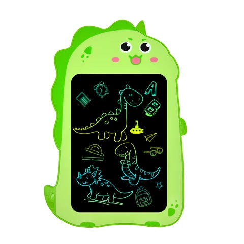 CHEERFUN 8,5-Zoll grünes Dinosaurier-LCD-Schreibtafel – Geschenk für 3-8-jährige Kinder. Sicher, löschbar. Perfekt für Skizzen: für Geburtstag/Weihnachten!