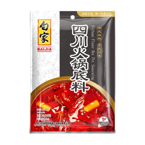 Base pour fondue chinoise piquante Baijia 200g
