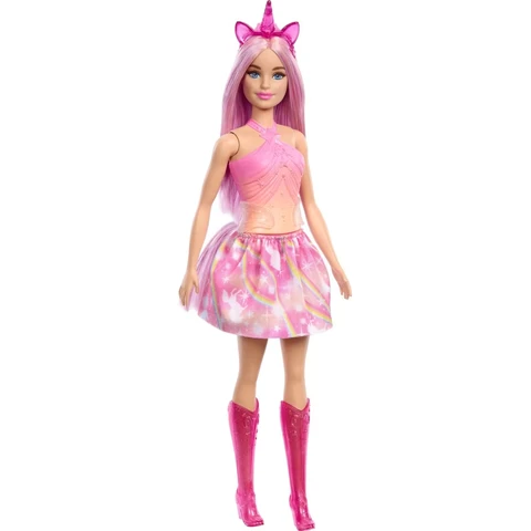 Barbie Modepop Eenhoorn - Multikleur