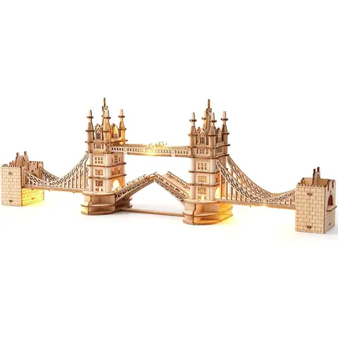 Robotime Rolife Puzzle en bois 3D Tower Bridge