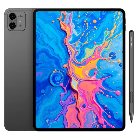 Teclast ArtPad Pro Tablet 12,7 Zoll 2K-Auflösung Unterstützung für 4096-Grad-Druck-T-Pen-Zeichnung Prozessor Helio G99 (MT8781) Octa-Core 20GB (8GB + 12GB virtuell) Speicher + 256GB Speicher Dual Card 4G LTE + 5GWiFi 10000mAh / 18W Eingang Android 15 / TDDI / 8 Megapixel + 13 Megapixel Kamera / GPS / Bluetooth 5.2 / OTG / Widevine L1 Inklusive Stift,2025 Pad