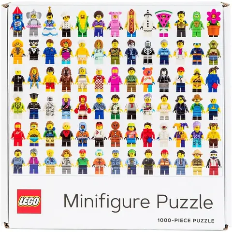 LEGO Rainbow Minifigure Puzzle