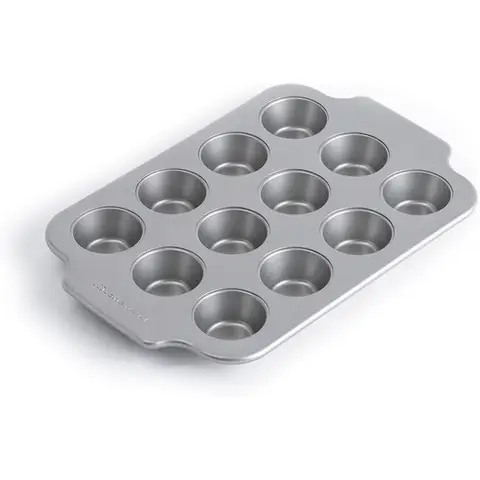 KitchenAid Metal Bakeware Mini Round Cake Pan 12 Cup