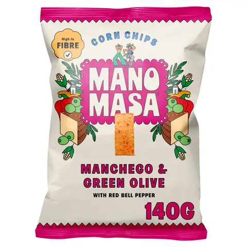 Manomasa Manchego & Green Olive 140g
