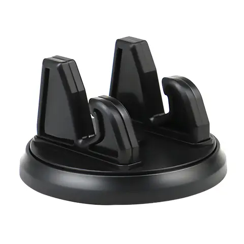 Car Dashboard Phone Mount, Non-Slip Phone Holder, iPhone Phone Holder, Rotatable Car Dashboard Mount, Compatible with iPhone/Huawei/Google/Android Smartphones, Black Phone Holder 1 Piece