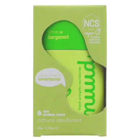 Nuud Lime & Bergamot Deo Stick - 1 x 45g