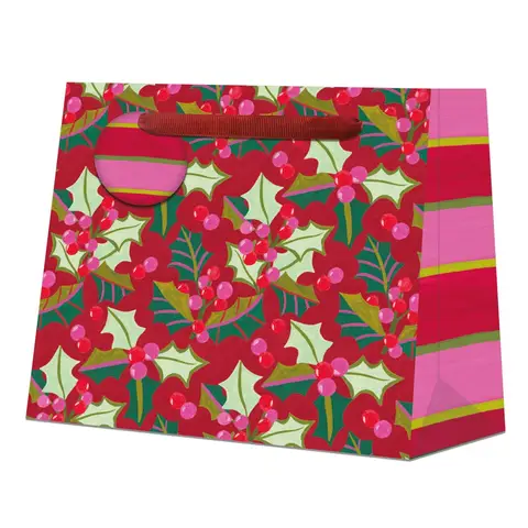 Raspberry Blossom  Merry Berry Large Gift Bag