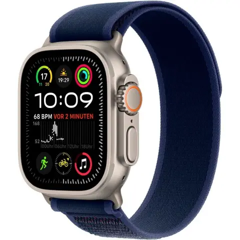 Apple Uhr Ultra 2 Natural TC Navy Trail M/L