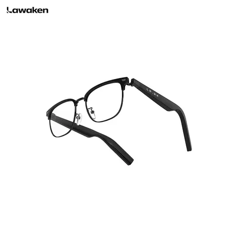 LAWAKEN City-Serif  KI-Smart-Glasses Standardgröße 1 Stück Schwarz